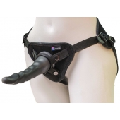Комплект из трусиков Harness и двух насадок - 20,5 и 18 см. - LOVETOY (А-Полимер) - купить с доставкой в Кисловодске