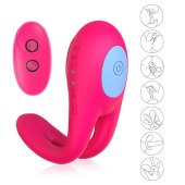 Розовое виброкольцо с пультом ДУ - I-MOON - в Кисловодске купить с доставкой
