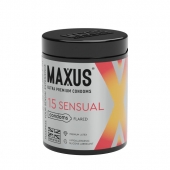 Анатомические презервативы MAXUS Sensual - 15 шт. - Maxus - купить с доставкой в Кисловодске