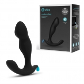 Черный утяжеленный анальный стимулятор Rocker Plug - 12 см. - b-Vibe - в Кисловодске купить с доставкой