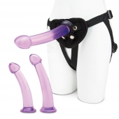 Тренировочный набор с тремя насадками Pegging Training Set - Lux Fetish - купить с доставкой в Кисловодске