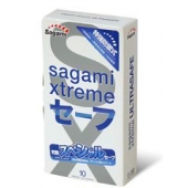 Презервативы Sagami Xtreme Ultrasafe с двойным количеством смазки - 10 шт. - Sagami - купить с доставкой в Кисловодске