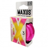 Ароматизированные презервативы Maxus Exotic Mix - 3 шт. - Maxus - купить с доставкой в Кисловодске