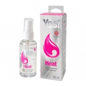 Возбуждающая силиконовая вагинальная смазка Yes Heat - 50 мл. - Sitabella - купить с доставкой в Кисловодске