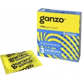 Классические презервативы с обильной смазкой Ganzo Classic - 3 шт. - Ganzo - купить с доставкой в Кисловодске