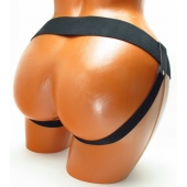 Трусики для страпона коричневого цвета - БДСМ Арсенал - купить с доставкой в Кисловодске