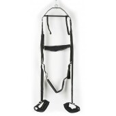 Черные секс-качели из широких ремней - Orion - купить с доставкой в Кисловодске