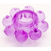 Мягкая фиолетовая гелевая насадка - Toyfa Basic - в Кисловодске купить с доставкой