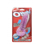 Фиолетовое эрекционное кольцо с вибрацией и пальчиком OYEAH PURPLE - Screaming O - в Кисловодске купить с доставкой