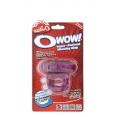 Фиолетовое эрекционное виброкольцо OWOW PURPLE - Screaming O - в Кисловодске купить с доставкой