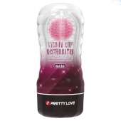 Прозрачный текстурированный мастурбатор Vacuum Cup Masturbator Black Hole - Baile - в Кисловодске купить с доставкой