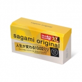 Презервативы увеличенного размера Sagami Original 0.02 XL-size - 12 шт. - Sagami - купить с доставкой в Кисловодске