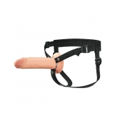 Полый страпон на ремнях 8’’ Hollow Silicone Strap-on - Pipedream - купить с доставкой в Кисловодске