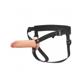 Полый страпон на ремнях 6’’ Hollow Silicone Strap-on - Pipedream - купить с доставкой в Кисловодске