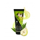 Массажный крем для тела с ароматом груши и зелёного чая Pear   Exotic Green Tea - 200 мл. - Shunga - купить с доставкой в Кисловодске