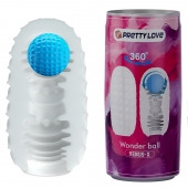 Мастурбатор с шариком внутри Wonder ball - Baile - в Кисловодске купить с доставкой