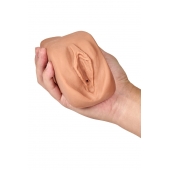 Маструбатор-вагина с вибрацией Soft   Wet Renata Realistic Tan Masturbator - Blush Novelties - в Кисловодске купить с доставкой