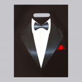 Пакет «Смокинг» полиэтиленовый с вырубной ручкой (30х40 см) - UPAK LAND - купить с доставкой в Кисловодске