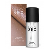 Съедобное cогревающее массажное масло Slow Sex - 50 мл. - Bijoux Indiscrets - купить с доставкой в Кисловодске