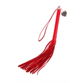 Красная кожаная плеть с петлёй - 50 см. - Pecado - купить с доставкой в Кисловодске