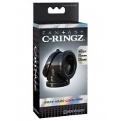 Черное эрекционное кольцо Rock Hard Cock Pipe - Pipedream - в Кисловодске купить с доставкой