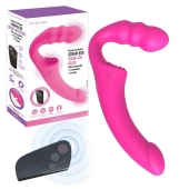 Розовый безремневой страпон Straples Strap-On Dildo - Erokay - купить с доставкой в Кисловодске