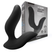Черный вибромассажер простаты 3,5’’ Curve P-spot Massager - 12 см. - Erokay - в Кисловодске купить с доставкой