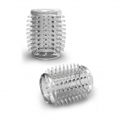 Прозрачная насадка с шипами STAY HARD COCK SLEEVE 01 CLEAR - Blush Novelties - в Кисловодске купить с доставкой
