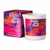 Массажная свеча Light My Fire Coconut с ароматом кокоса - 65 гр. - Love to Love - купить с доставкой в Кисловодске