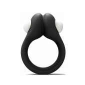 Черное эрекционное кольцо Zippy Vibrating Ring With Bullet - Adrien Lastic - в Кисловодске купить с доставкой