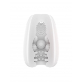 Белый мастурбатор-яйцо Bisedze - LoveStore - в Кисловодске купить с доставкой