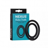 Черное двойное эрекционное кольцо Nexus Enduro Double - Nexus Range - в Кисловодске купить с доставкой