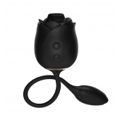 Черный клиторальный стимулятор Dark Blushing Rose - Fifty Shades of Grey