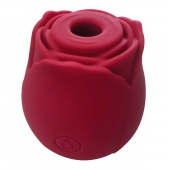 Изящный вакуумный стимулятор в форме розы - Secwell