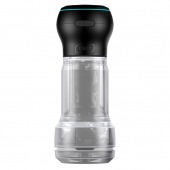 Набор PowerBlow   Feel Pocket Stroker Crystal: мастурбатор и интерактивная насадка - Kiiroo - в Кисловодске купить с доставкой