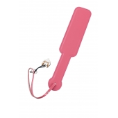 Розовый кожаный пэддл - 37 см. - Pecado - купить с доставкой в Кисловодске