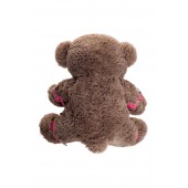 Бондажный набор: бурый мишка с розовыми оковами и наручниками - Pecado - купить с доставкой в Кисловодске