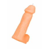 Оранжевая сувенирная свеча «Пенис» - Pecado - купить с доставкой в Кисловодске