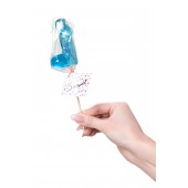 Голубой леденец в форме члена со вкусом блю кюрасао - 80 гр. - Sosuчki - купить с доставкой в Кисловодске