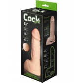 Телесный фаллоудлинитель с мошонкой Cock Next - 17 см. - LOVETOY (А-Полимер) - в Кисловодске купить с доставкой