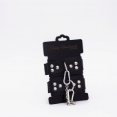 Черные кожаные наручники с регулируемыми ремешками - Crazy Handmade - купить с доставкой в Кисловодске