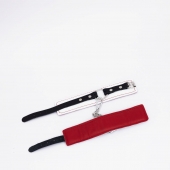 Бело-красные кожаные оковы - Crazy Handmade - купить с доставкой в Кисловодске