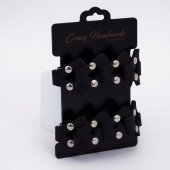 Черные кожаные наручники из звеньев - Crazy Handmade - купить с доставкой в Кисловодске