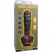 Черно-красная мини-машина на присоске Tendril Thruster - 21,6 см. - Doc Johnson - купить с доставкой в Кисловодске