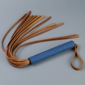 Плеть с джинсовой ручкой «Дикий Запад» - 60 см. - Sitabella - купить с доставкой в Кисловодске