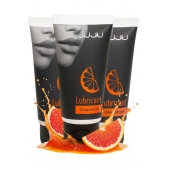 Набор из 3 съедобных лубрикантов JUJU со вкусом грейпфрута - JuJu - купить с доставкой в Кисловодске
