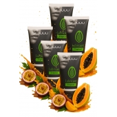 Набор из 5 съедобных лубрикантов JUJU со вкусом тропических фруктов - JuJu - купить с доставкой в Кисловодске