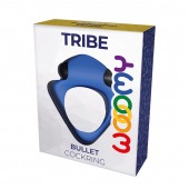 Синее эрекционное кольцо Wooomy Tribeс с вибрацией - Adrien Lastic - в Кисловодске купить с доставкой