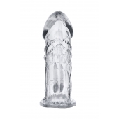 Прозрачная насадка на пенис Uco - 13 см. - A-toys - в Кисловодске купить с доставкой