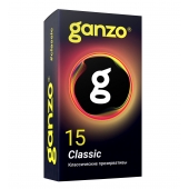 Классические презервативы с обильной смазкой Ganzo Classic - 15 шт. - Ganzo - купить с доставкой в Кисловодске